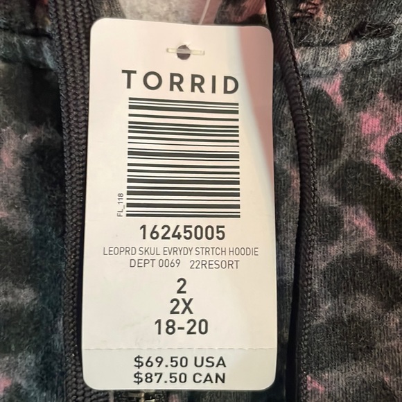 Torrid size 2 hoodie - Picture 3 of 4